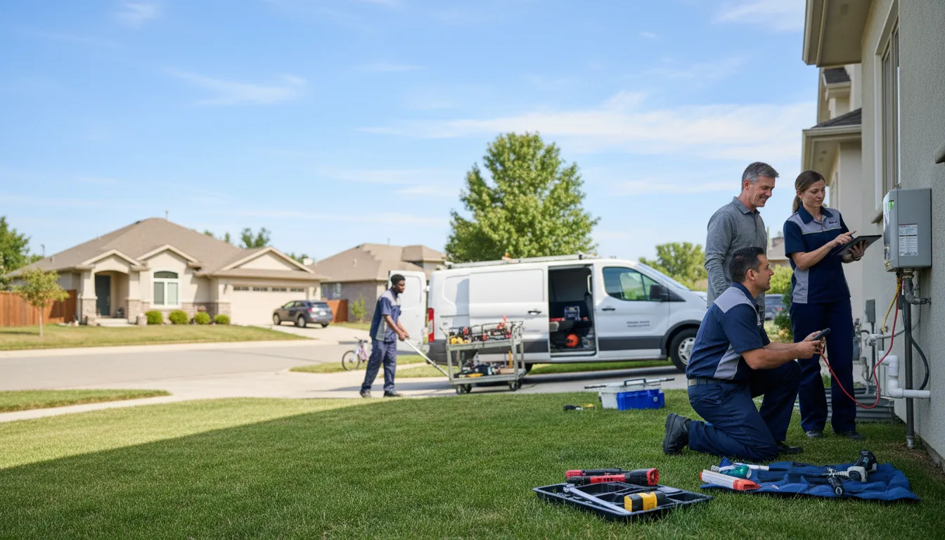 Tankless water heater service in Marengo, IL